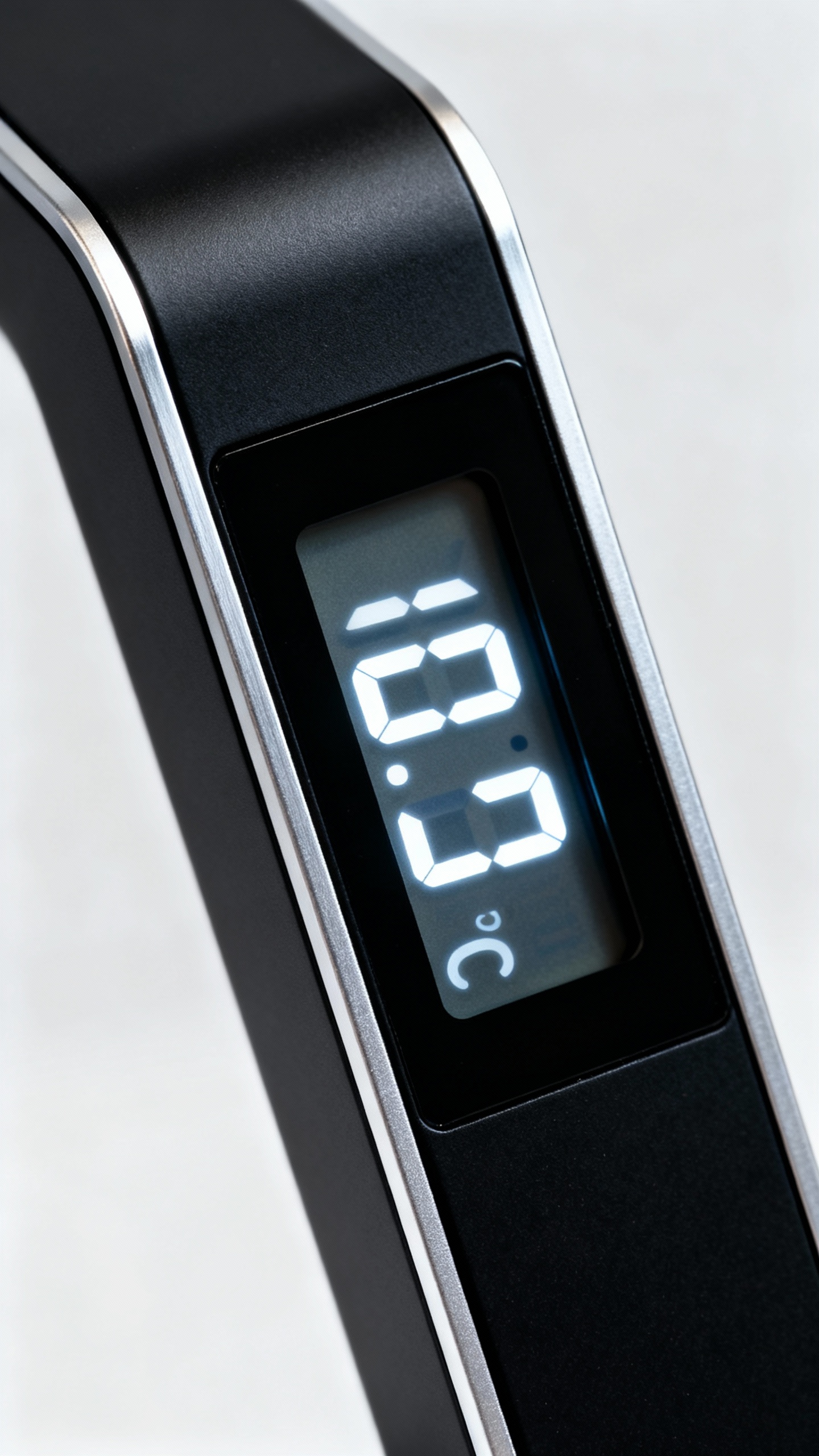 Digital thermometer reading